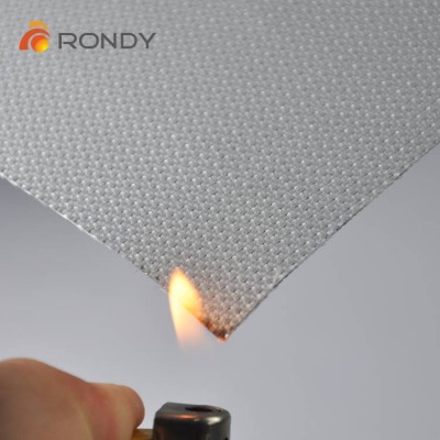 Glass Fiber High Temperature Resistance Polyurethane Pu Coated Fiberglass Cloth For Fire And Smoke Protection